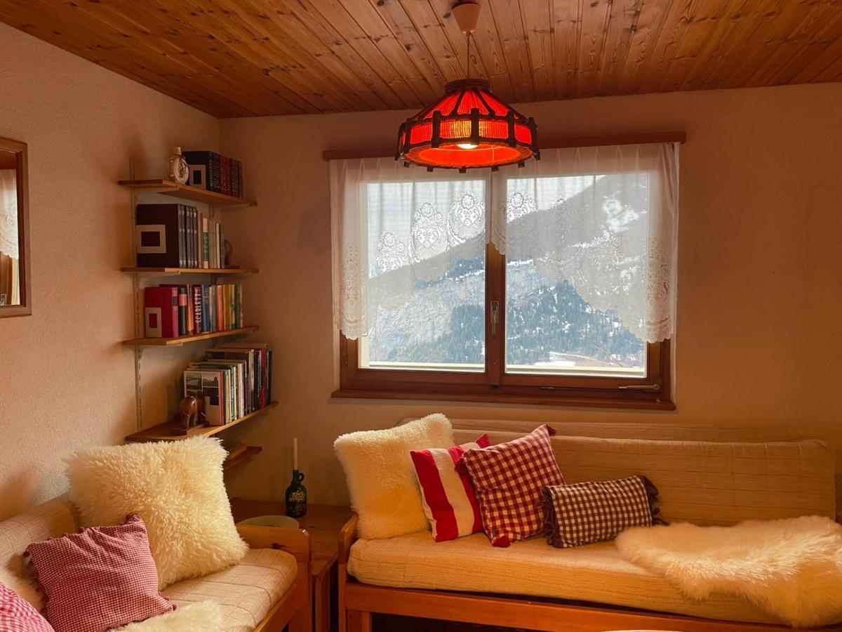Gemuetliche Wohnung Mit Traumaussicht! Albinen Ngoại thất bức ảnh